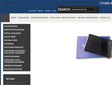 Tablet Screenshot of packagingone.co.uk